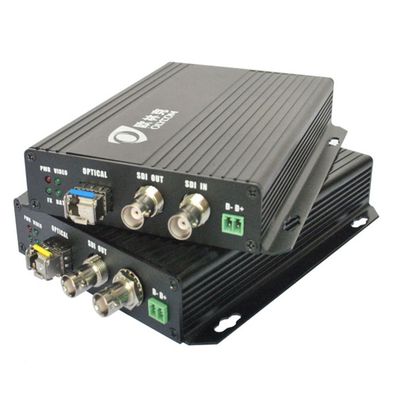 1 CH 3G SDI 로 LC 광섬유 변환기 최대 20km SM 싱어 광섬유 3G SDI 확장기