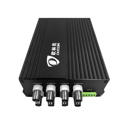 다기능 8 CH HD-AHD/CVI/TVI 광섬유로 비디오 광 변환기 RS485 데이터 20km SM MM