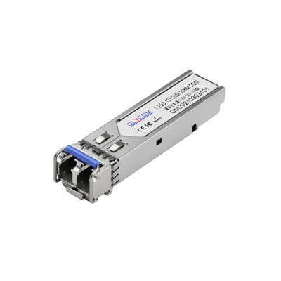DDM과 작은 GBIC SFP 모듈 송수신기 1.25G 단일모드 1310nm LC 연결기