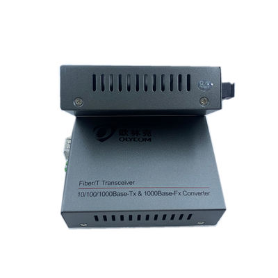 포 통제불능인 기가비트 단일모드 미디어 컨버터 DC48V 1310/1550nm