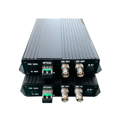 2 SDI 출력 DC12V SFP 슬롯과 BNC 공항 3G-SDI 화면 광 신호 송수신 모듈