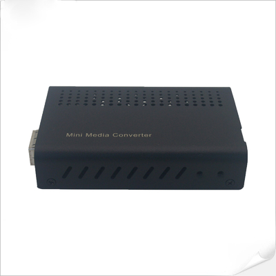 탑재 가능한 10G 기반을 둔-T 랙에 대한 작은 10G SFP+ 광섬유 미디어 컨버터 SFP+ 슬롯
