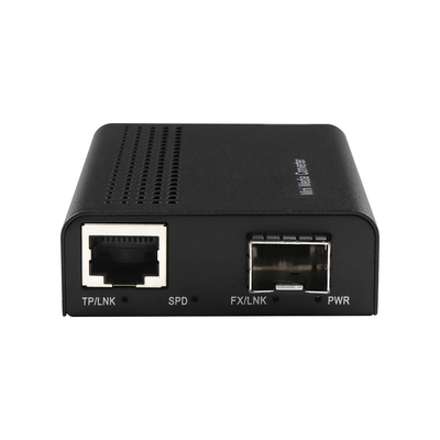 품질  1G 10G Unmanaged Copper SFP+ Fiber Ethernet Media Converter DC12V With DIP 공장