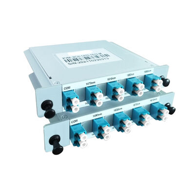품질  12 Port CWDM Mux DeMux Passive Fiber Optic Multi-Channel For WDM Systems ABS Case 공장
