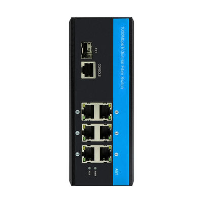 산업용 관리 이더넷 스위치 2.5G 섬유 딘 레일 DC12V DC24V 지원 CLI SNMP ERPS