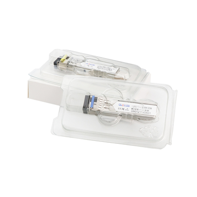 1.25G 싱글모드 SFP 모듈 LC 포트 20KM 1310/1550nm WDM DDM 지원 OEM