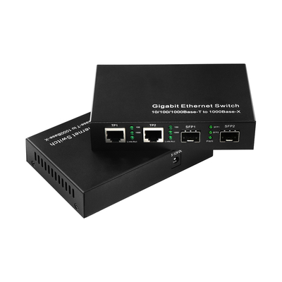 기가비트 커머셜 이더넷 스위치 4 포트 Sfp 광섬유 관리되지 않은 DC5V