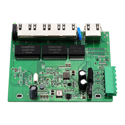 5 포트 E-Mark 산업 네트워크 스위치 PCBA 기가비트 기반 관리되지 않은 12V 24V