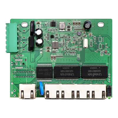 5 포트 E-Mark 산업 네트워크 스위치 PCBA 기가비트 기반 관리되지 않은 12V 24V