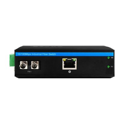 미니 강경 미디어 변환기 기가 비트 이더넷 관리되지 않은 ST 섬유 30km 듀얼 DC12V CE FCC