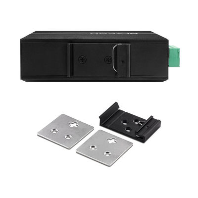 산업용 6포트 관리되지 않은 이더넷 스위치 100M/1000M 자동 감지 SFP 섬유 DC24V DC