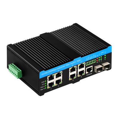 기가비트 L2 관리 90W PoE 스위치 10 포트 2 콤보 포트 험준한 48V 액티브 PoE