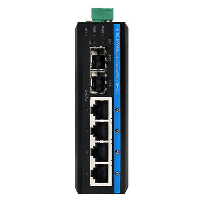 4 Port POE Network Switch ERPS Managed Ring 120W Gigabit Based DC48V CE