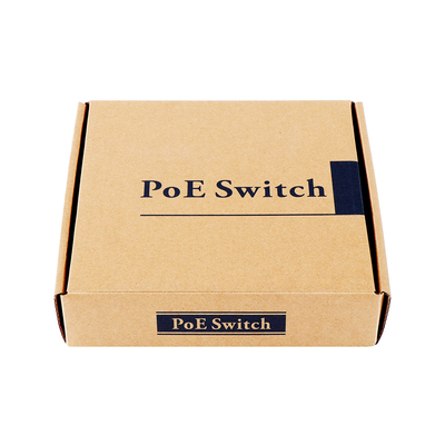 60W 관리되지 않은 네트워크 스위치 6 포트 10/100M LAN 포트 AC 입력 250 미터 PoE