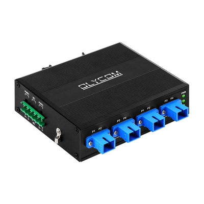 4 포트 광학 우회 스위치 SC/UPC 커넥터 SIMPLEX 1310/1550NM DC24V DIN
