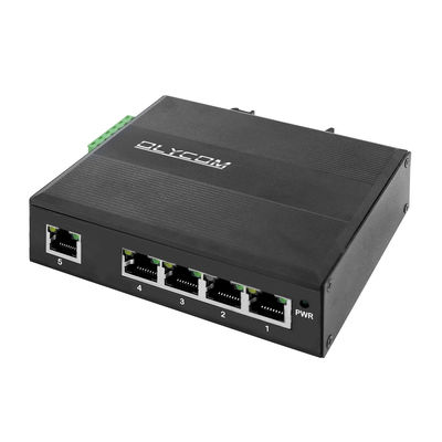 5 포트 RJ45 IP40 E-Mark 및 Din-Rail 장착과 함께 기가비트 관리되지 않은 산업 이더넷 스위치