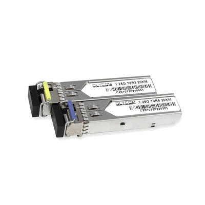 1.25G SFP 모듈 싱글 모드 1310nm/1550nm 20km 심플렉스 광 수신기