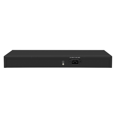 16 포트 기가비트 포 스위치 300W 예산 관리되지 않은 VLAN 250 미터 거리 SFP 섬유