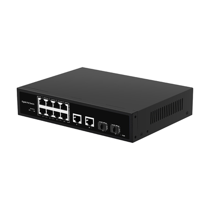 8 포트 POE 기가비트 섬유 스위치 POE 워치독 4 SFP/RJ45 업링크 포트 120W