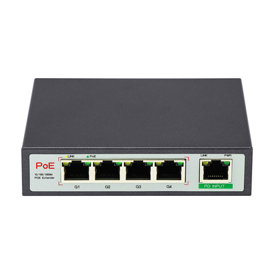 4 포트 기가비트 POE 확장기 상용급 60W PD 업링크 PoE IP 카메라