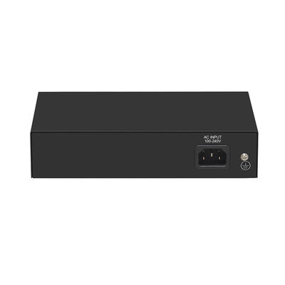 4포트 기가비트 파이버 스위치 PoE Af/At 60W, SFP/구리 업링크 1개, 상업용 등급 CE