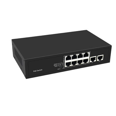 8 포트 PoE 스위치10/100M 빠른 이더넷 VLAN 250 미터 PoE 거리 AC 입력 관리되지 않은