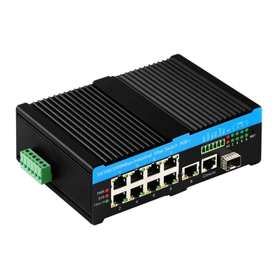 8 포트 울트라 PoE L2 관리 스위치 ERPS 2.5G 링과 1SFP/RJ45 업링크 PoE Af/At/Bt