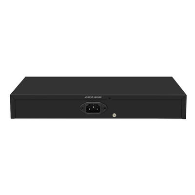 16 포트 PoE 스위치 250미터 PoE 거리 10/100M VLAN 모드 지원 300W 예산 CE