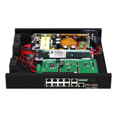 8 포트 2.5G 관리 스위치 랙 설치 가능 90W 표준 220V 입력 기가 비트 이더넷