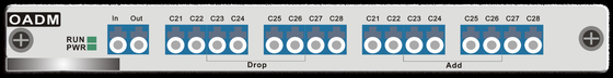 CWDM/DWDM 재구성 가능한 OADM 광적 추가 드롭 멀티플렉스 카드 WDM 시스템