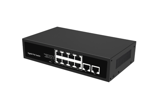 8 포트 풀 기가비트 PoE 네트워크 스위치 지원 Vlan PoE 확장 120W 예산