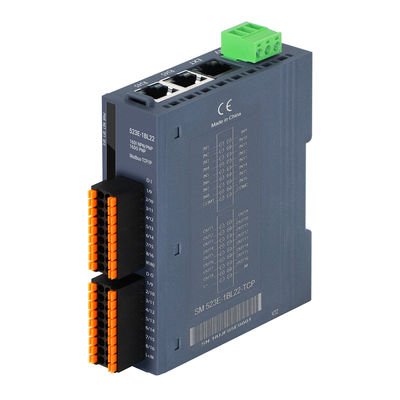 3 RJ45 포트 Modbus-TCP/IP PLC IO 모듈, 16DI+16DO 및 산업 제어를 위한 24VDC 전원 공급