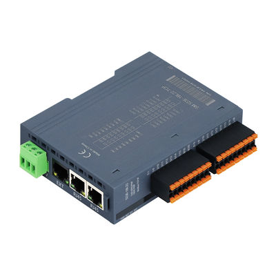 3 RJ45 포트 Modbus-TCP/IP PLC IO 모듈, 16DI+16DO 및 산업 제어를 위한 24VDC 전원 공급