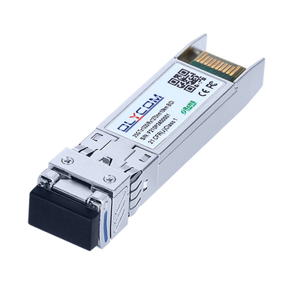 25G SFP28 CWDM 트랜시버 10Km 단일 모듈 확장 상용급 지원 OEM