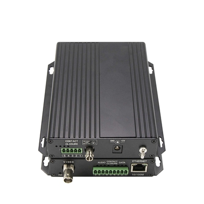 아날로그 비디오 비디 데이터 RS232/RS422 10/100M 이더넷 오버 파이버 변환기 DC5V