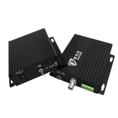 1 채널 아날로그 CCTV 비디오 RS485 데이터 파이버 미디어 변환기 720P DC5V