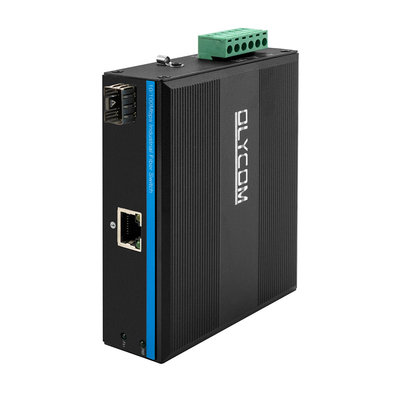미니 2 포트 10/100mpbs 광자료 미디어 변환기 1RJ45+1SFP LC 이더넷 스위치