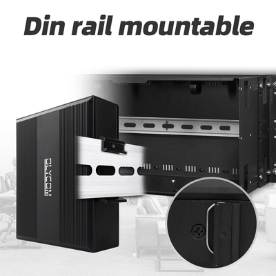 미니 2 포트 10/100mpbs 광자료 미디어 변환기 1RJ45+1SFP LC 이더넷 스위치