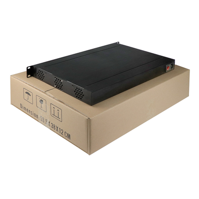 24 포트 기가비트 L2 관리 스위치 12 rj45 12 sfp 1U 랙 마운트 이더넷 스위치 OEM/ODM