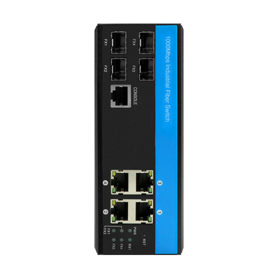 8 포트 기가비트 L2 관리 산업 광선 스위치 12V/24V/48VDC 입력 이더넷 스위치