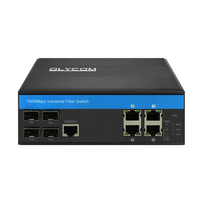 8 포트 기가비트 L2 관리 산업 광선 스위치 12V/24V/48VDC 입력 이더넷 스위치