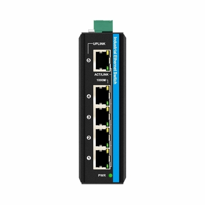 미니 5 포트 산업 이더넷 스위치 4 RJ45 포트 1 업링크 RJ45 기가 비트 관리되지 않은 스위치 dc12v/24v 입력