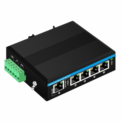 미니 5 포트 산업 이더넷 스위치 4 RJ45 포트 1 업링크 RJ45 기가 비트 관리되지 않은 스위치 dc12v/24v 입력