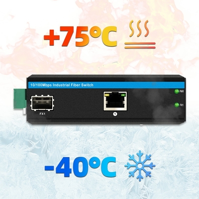 10/100m 2 포트 산업 네트워크 스위치 이더넷 관리되지 않은 DIN 철도 네트워크 포 스위치 IP40 수준의 보호