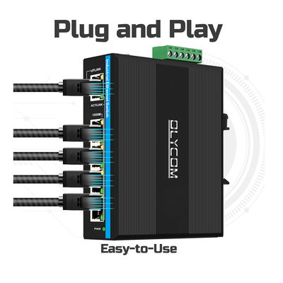 5 포트 기가비트 웹 관리형 스위치 100/1000M 네트워크 스위치 RSTP 802.1Q IP40 등급