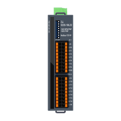 PLC 모듈 Modbus-TCP/IP I/O 모듈 100Mbit/s 24VDC 입력 16DI + 16DO IP20 Din Rail