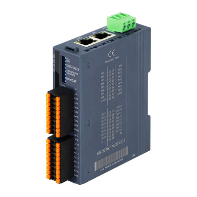 16 포트 EtherCAT PLC IO 모듈 독립 8 비트 DIP 스위치 16DI 16DO NPN 출력 CE