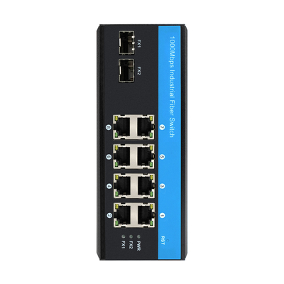 기가비트 8 포트 포스 스위치 관리되지 않은 포스 스위치 6 x 기가비트 PoE+ 포트 2 x 1.25G SFP 섬유 포트 240W 야외 사용