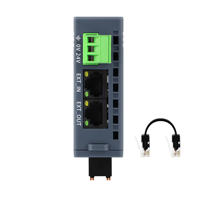EtherCAT 버스 PLC IO 모듈 원격 EtherCAT 확장 결합기 16DI+16DO Din-rail I/O 모듈