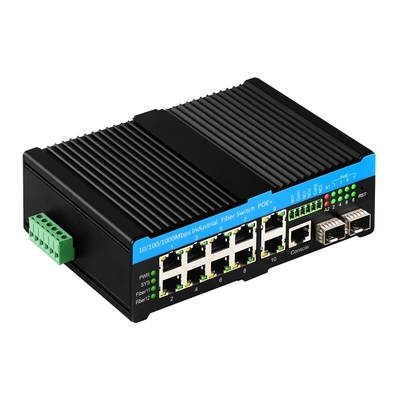 8-포트 PoE 기가비트 이더넷 스위치 L2 DC48V 입력과 IP40 보호 등급으로 관리